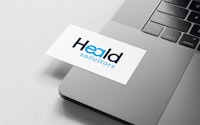 Logo mockup on macbook